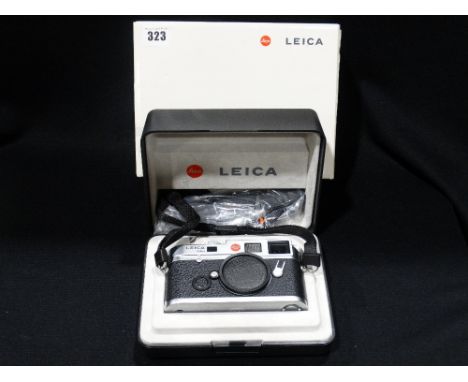     A Boxed Leica M6TTL Silver Chrome Finish Camera                                 