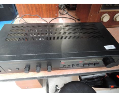 A Memorex stereo amplifier