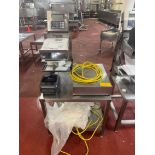Model 562 GSE Table Scale with Zebra 450 Printer with Stainless Stand - 30" X 23" X | Rig Fee $40
