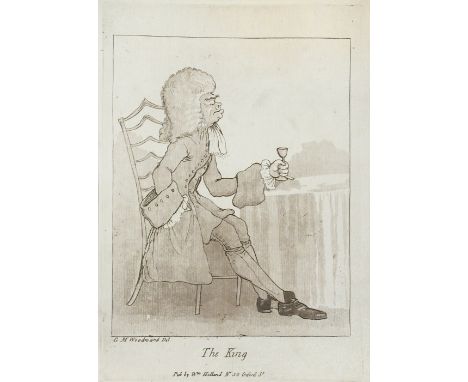 George Murgatroyd Woodward (British, 1760-1809), possibly engraved by Cruikshank The Symptoms of Drinking, 1790 - The King; O