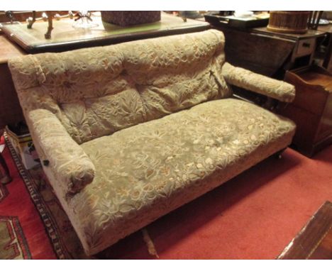 A Howard style sofa - stamped with registration mark  