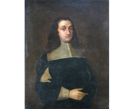 English Provincial School (circa 1665) - Portrait of William Mitchell Sale of Canterbury, three-quarter length, oil on canvas