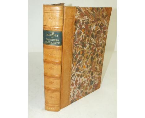 CAMDEN William, The History of the most Renowned and Victorious Princess Elizabeth. Folio, 4th edition 1688. Portrait is boun