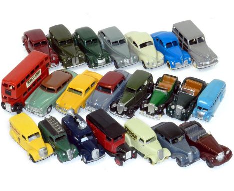 Dinky Diecast Restored / Repainted Vehicles: to include Routemaster Double Decker Bus, No. 29 Streamlined Bus, No. 492 Landsp