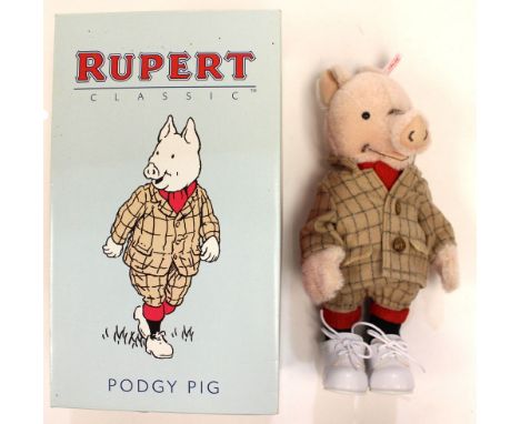 Steiff: A boxed "Porky Pig", No. 310, 31cm, limited edition of 1,500.