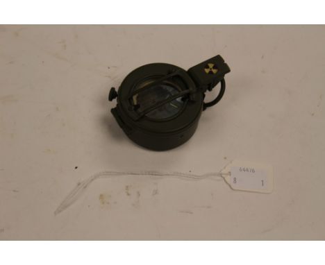 British Army compass by Stanley London, serial number st03454. Stores code 6605-99-537-9034. In original cardboard box marked