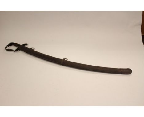 1796 pattern British Light Cavalry Officers Sabre. German made, maker marked "J J Runkel, Solingen" to spine of 82cm blade. G