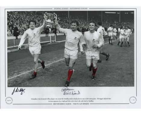 Graham Williams and John Kaye Signed 16 x 12 Colourised Limited Edition Print. Good condition. All autographs come with a Cer