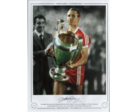 John McGovern Signed 16 x 12 Coloured Limited Edition Print. Good condition. All autographs come with a Certificate of Authen