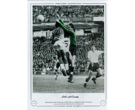 Colin McDonald Signed 16 x 12 Colourised, Limited Edition Print. Good condition. All autographs come with a Certificate of Au