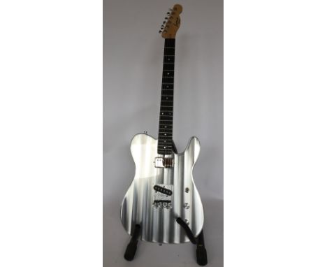 LIQUID METAL ALUMINIUM LMG-T 2000 - The body of a Liquid Metal Guitar starts as a solid block of 6061 T6 Aircraft Aluminum an