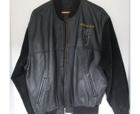 MICHAEL JACKSON - Official Tour Jacket for Michael Jackson's 1996-7 'History' World Tour. Material: Black Leather/Suede. The 