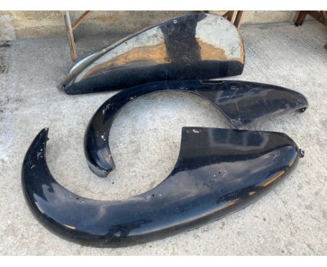 A pair of Bentley R Type rear wings and spats.
