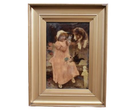A crystoleum signed print by Arthur J Elsley by C.W.F. &amp; Co Ltd No. 95