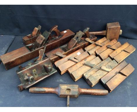 A collection of vintage joinery tools to include items by - J.E Cowley, W.H Walker York etc