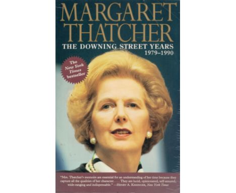 Margaret Thatcher The Downing Street Years 1979 1990 by Margaret Thatcher 1995 First Harper-Perennial Edition Softback Book w