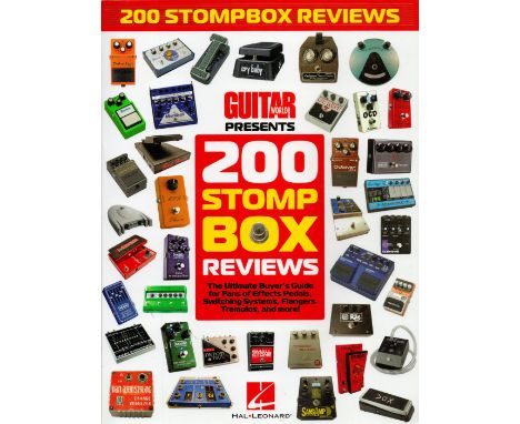 Guitar World presents 200 Stomp Box Reviews (Buyers Guide) 2014 First Edition Softback Book with 298 pages published by Hal L