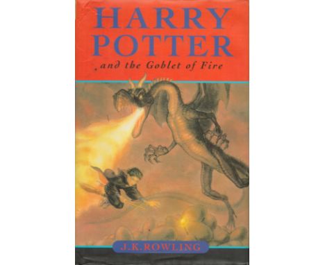 Harry Potter and The Goblet of Fire by J K Rowling 2000 First Edition Hardback Book with 636 pages published by Bloomsbury Pu