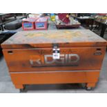 Ridgid mdl. 2048-OS Rolling Job Box w/ Misc (SOLD AS-IS - NO WARRANTY)