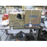 Global mdl. 292605 Ventilation Fan w/ (2) Duct Hoses and Shop Vac (SOLD AS-IS - NO WARRANTY) (SOLD
