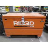 Ridgid mdl. 2048-OS Rolling Job Box w/ Misc (SOLD AS-IS - NO WARRANTY)