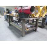 4’ x 8’ x ¾” Steel Welding Table (SOLD AS-IS - NO WARRANTY)