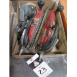 Pneumatic Bar Sanders , Orbital Sander and Drill (SOLD AS-IS - NO WARRANTY)