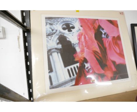 Limited edition lithograph by Elisetta and Fidalama Brewster, 85 x 70 cm