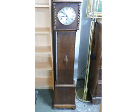 Oak cased post-war Granddaughter clock