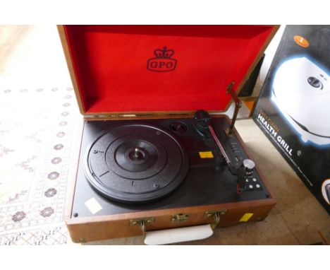 TPO cased portable record player