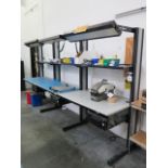 Assembly Benches (3) w/ Lights (SOLD AS-IS - NO WARRANTY)