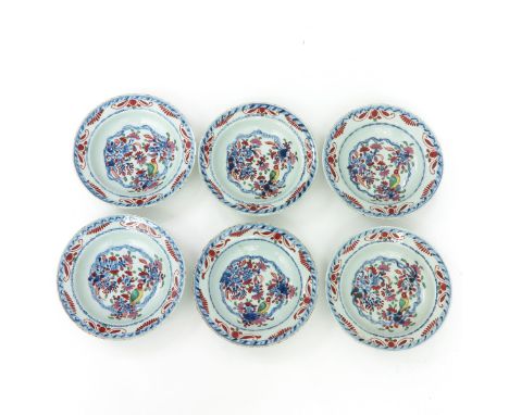 polychrome decor, Amsterdams bont plates, 16 cm. diameter, fritting and chip.