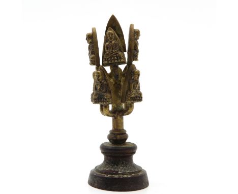 Bronze, depicting Buddha, 16 cm. tall.