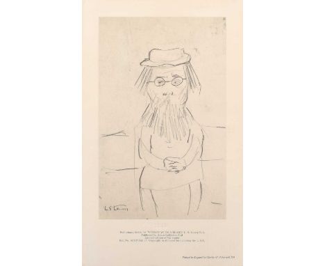 L.S. Lowry R.A. (British 1887-1976) Preliminary sketch for 'Woman with a Beard' Unsigned, with the Fine Art Trade Guild blind