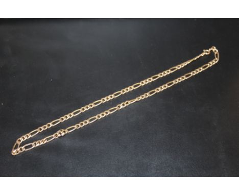 A HALLMARKED 9 KT GOLD CHAIN - APPROX WEIGHT 10G