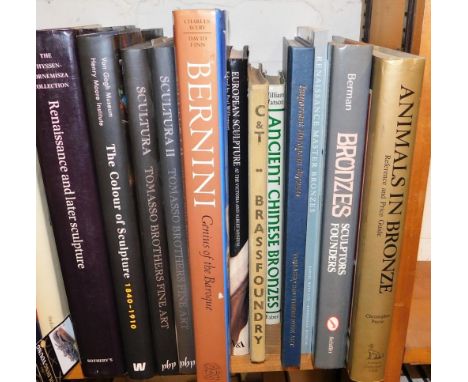 A group of reference books relating to bronzes and sculpture, to include Payne (Christopher) Animals in Bronze Reference and 