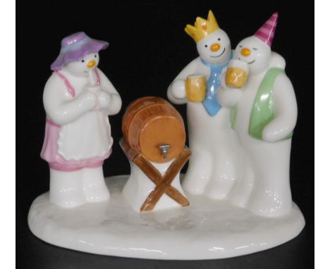 Coalport Limited Edition Snowman - Dinner For Two