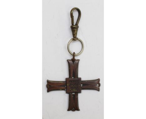 WW2 Polish Monte Cassino Cross. No ribbon. Serial number 23493. Awarded to Kanonier (Artilleryman) Piotr Wilk. Fathers Name :