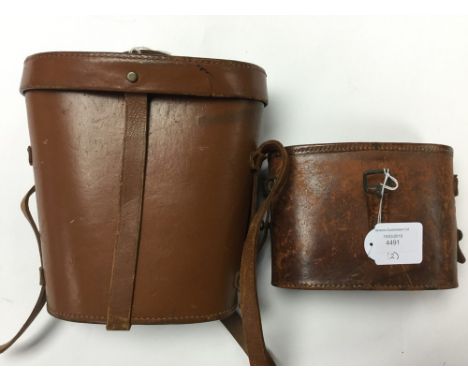 WW2 Canadian made 7x50 Binoculars. Yellow Broad Arrow WD marked. REL/Canada 1944. With neck strap. In leather case. And a pai