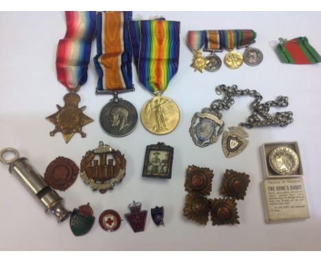 WW1 British Trio 1914-15 Star, War Medal and Victory Medal to 2609 Clp. WA Macgregor, Middlesex Regt. Complete with original 