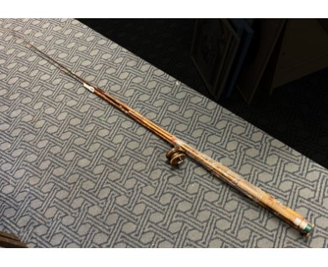 QTY OF VINTAGE FISHING RODS &amp; A REEL A/F