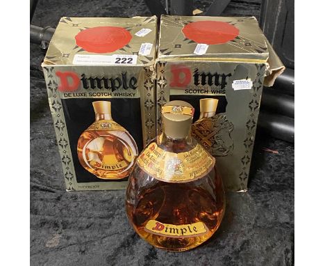 TWO DIMPLE SCOTCH WHISKEYS IN BOXES