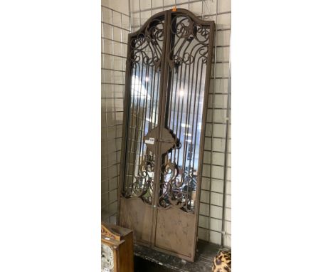 CAST IRON GATE MIRROR