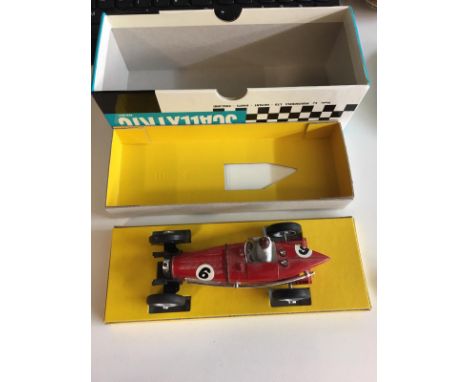 Dinky 234 Ferrari and scalextric c70 type 59 Bugatti a/f