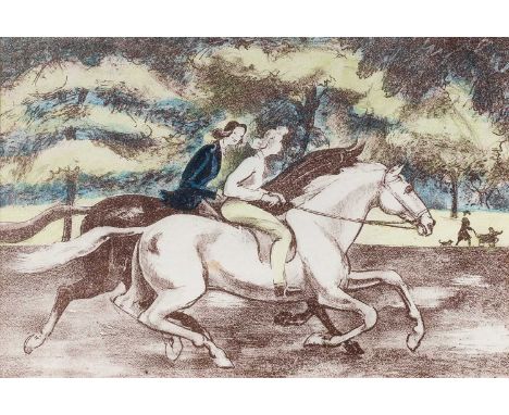 Viola Paterson (1899-1981)
Riders in Rotten Row
lithograph
18 x 25cm.
&nbsp;