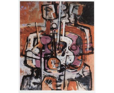 Paul Mount (1922-2009)
Jam Session
1/20, signed and numbered in pencil (in the margin)
lithograph
56 x 48cm.