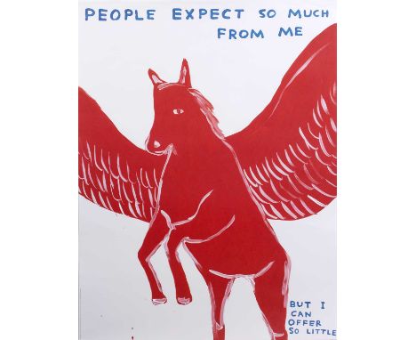 David Shrigley (b.1968)
People Expect So Much From Me, 2020
from the Animal Series
off-set lithograph
80 x 60cm.