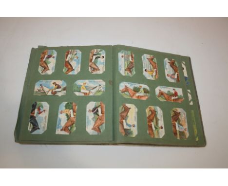 LARGE QTY OF CIGARETTE CARDS various cards including most in albums, including Wills Four Aces Cards, Wills Railway Engines, 