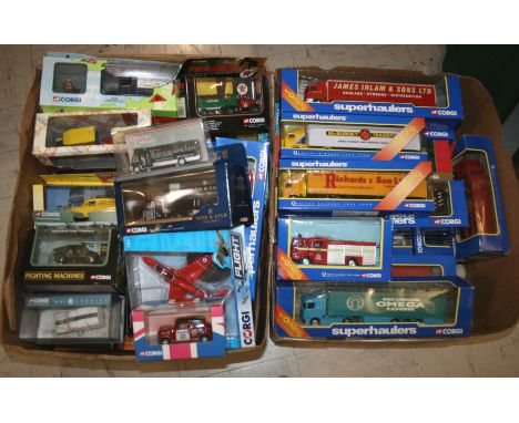 CORGI TOYS - BOXED DIE CAST MODELS a collection of Corgi boxed die cast models, including Superhaulers (Mc Burney Transport, 