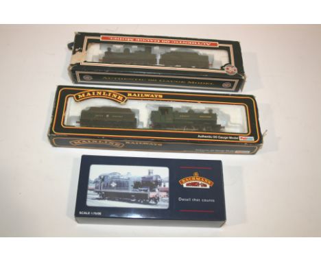 BOXED LOCOMOTIVES including Bachmann 32-075A Tank 6600, Mainline 37-078 Great Western 5763, and a Dapol Great Western 2517. (